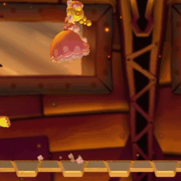 A Cartoon Character Is Flying Through The Air GIF