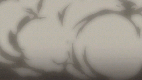 A Cartoon Character Is Flying Through The Air With A Mountain In The Background GIF