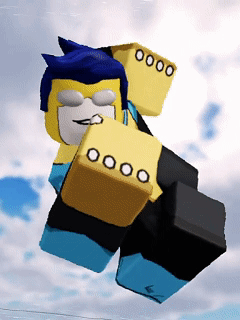 A Cartoon Character Is Flying Through The Air With The Number 0000 On His Chest GIF