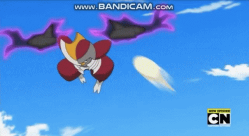 A Cartoon Character Is Flying Through The Air With The Words Www.bandicam.com At The Bottom GIF