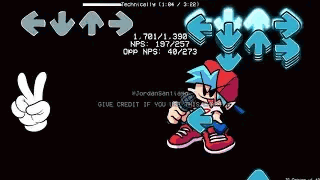 A Cartoon Character Is Giving A Peace Sign In A Video Game With Arrows Pointing Up And Down . GIF