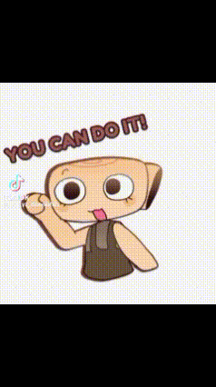A Cartoon Character Is Giving A Thumbs Up And Says You Can Do It . GIF