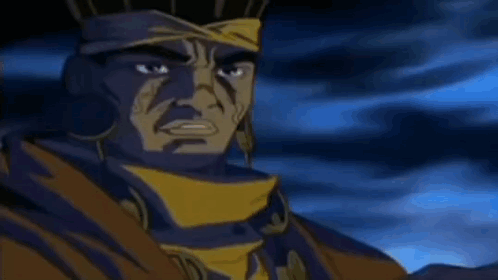 A Cartoon Character Is Holding A Fire In His Hand GIF