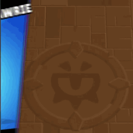 A Cartoon Character Is Holding A Lamp In A Video Game . GIF