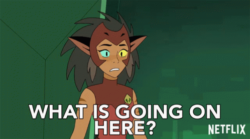 A Cartoon Character Is Holding A Piece Of Paper And Says What Is Going On Here Netflix GIF