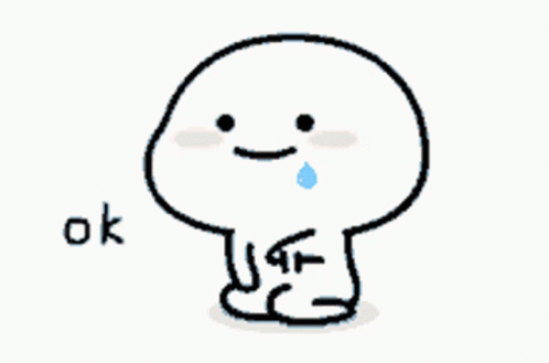 A Cartoon Character Is Holding A Water Bottle And Says Ok GIF