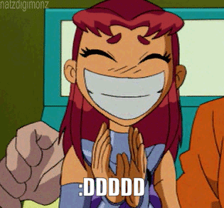 A Cartoon Character Is Laughing With The Word Dddd Written Below Her GIF