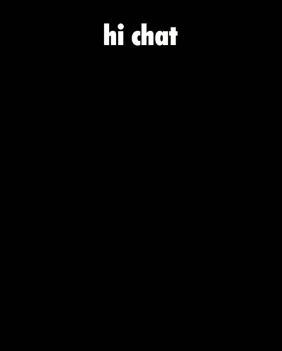A Cartoon Character Is Laying In The Dirt And The Words Hi Chat Are Above It GIF
