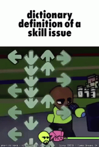 A Cartoon Character Is Playing A Video Game With Arrows Pointing In Different Directions . GIF