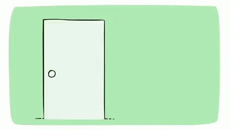 A Cartoon Character Is Pointing At The Letter Q GIF