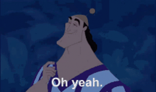 Smiling Cartoon Character With Words It's All Coming Together GIF