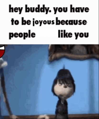 A Cartoon Character Is Standing In Front Of A Mirror And Talking To Someone . GIF