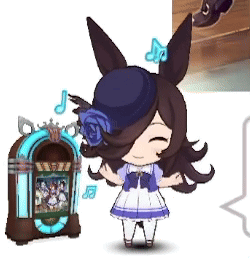 A Cartoon Character Is Standing Next To A Jukebox GIF