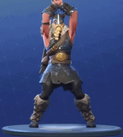 a cartoon character is standing on one leg in a video game while holding a float .