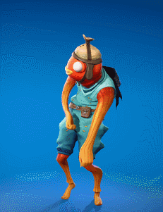 A Cartoon Character Is Standing With His Arms Crossed In Front Of A Blue Background GIF