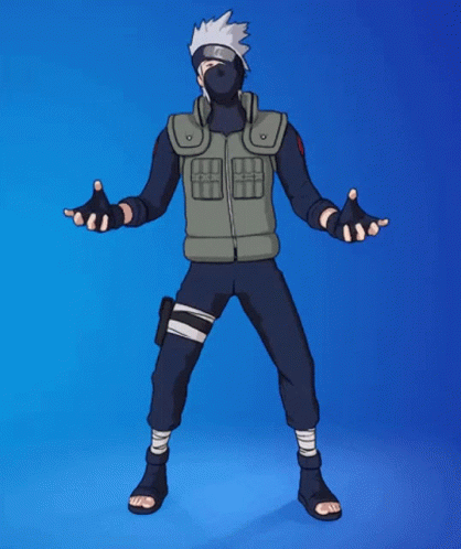 A Cartoon Character Is Standing With His Hands Outstretched GIF