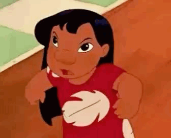A Cartoon Character Is Wearing A Red Shirt With A White Feather On It . GIF