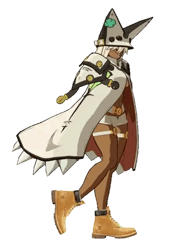 a cartoon character is wearing a white cape and a hat with a clover on it