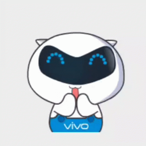 A Cartoon Character Is Wearing Blue Shorts With The Word Vivo On Them GIF