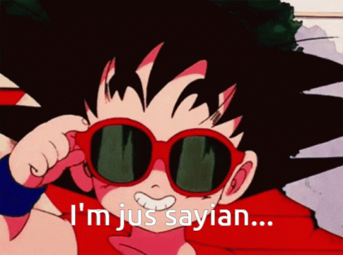 A Cartoon Character Is Wearing Sunglasses And Says I 'M Jus Sayian GIF