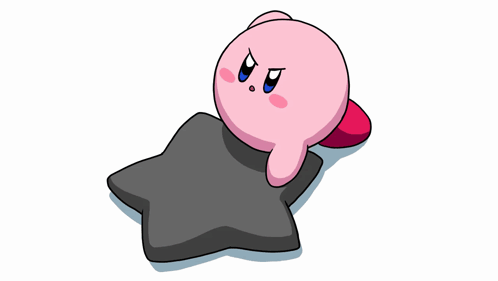 A Cartoon Character Laying On A Star Shaped Blanket GIF