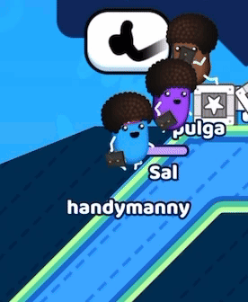 A Cartoon Character Named Handymanny Is On A Road GIF
