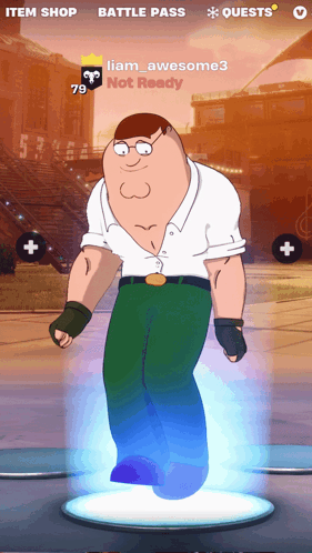 A Cartoon Character Named Liam Awesome3 Is Not Ready In A Game GIF