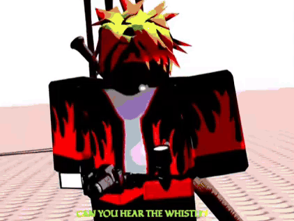 A Cartoon Character Says " Can You Hear The Whistlin " GIF