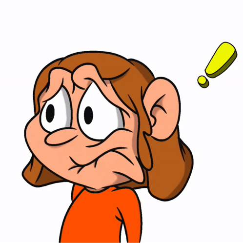 A Cartoon Character Says I Doubt It With An Exclamation Point GIF