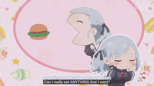 A Cartoon Character Says I 'M Really Big Eater You Know GIF