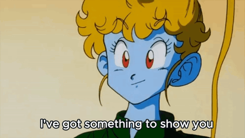 A Cartoon Character Says I Ve Got Something To Show You GIF