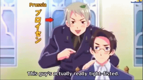 A Cartoon Character Says This Guy 'S Actually Really Tight-Fistted GIF
