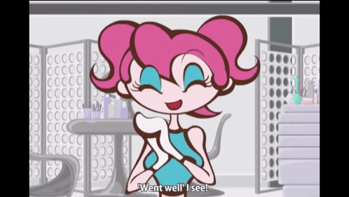 Cartoon Saying Went Well I See In Salon GIF