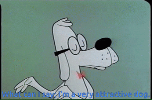 Cartoon Frog Saying I'm Very Attractive GIF