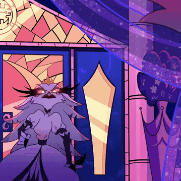 A Cartoon Character Standing In Front Of A Door GIF