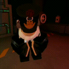 A Cartoon Character Wearing A Hat And Scarf GIF