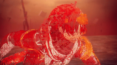 A Cartoon Character Wearing A Mask And Goggles Looks At The Camera GIF