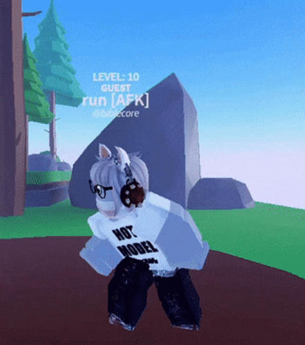 A Cartoon Character Wearing A Shirt That Says No Model GIF