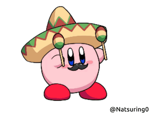 A Cartoon Character Wearing A Sombrero And Holding Maracas GIF