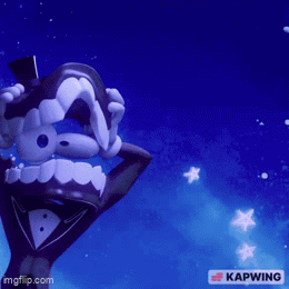 A Cartoon Character Wearing A Tuxedo And Top Hat With A Caption That Says Kapwing On It GIF