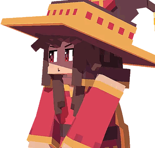 a cartoon character wearing a yellow hat and red pants has the letter l on her face