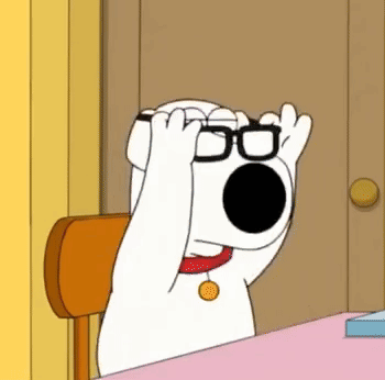 Cartoon Character Wearing Glasses Covering Eyes GIF
