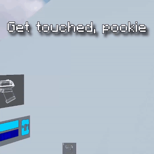 A Cartoon Character Wearing Sunglasses And A Crown With The Words Get Touched Pookie Below Him GIF