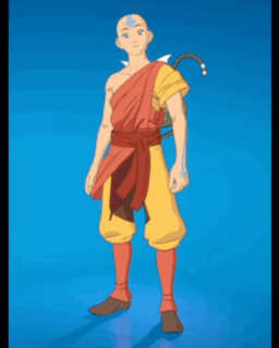A Cartoon Character With A Bald Head Is Standing On One Leg GIF