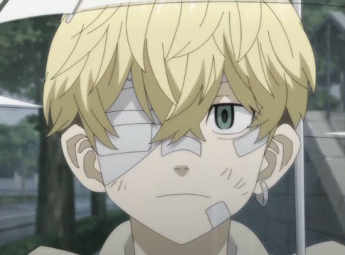 A Cartoon Character With A Bandage On His Eye GIF