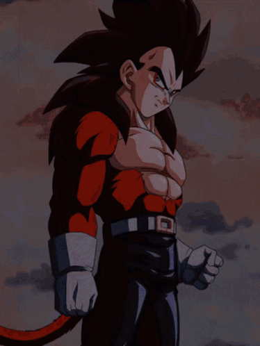 A Cartoon Character With A Belt That Says ' Gt ' On It GIF