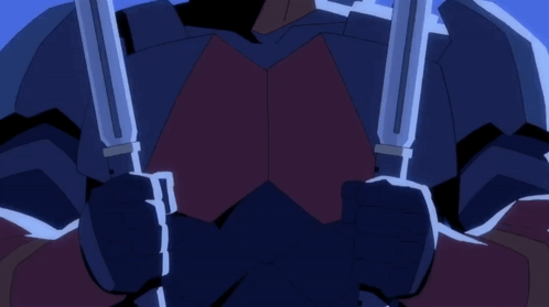 A Cartoon Character With A Blue Background And A Few Lines On It GIF