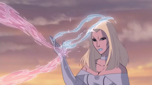 A Cartoon Character With A Butterfly On Her Head GIF