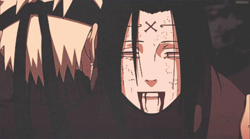 A Cartoon Character With A Cross On His Face GIF