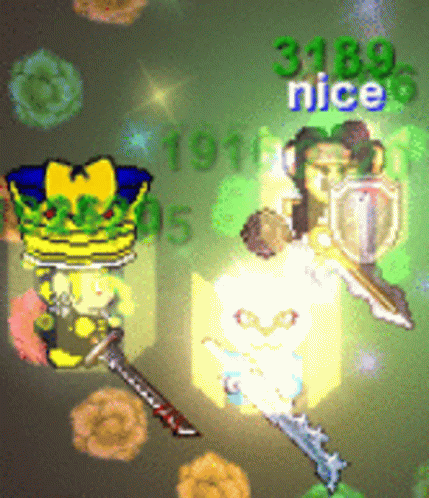 A Cartoon Character With A Crown And A Sword Has 3189 Nice GIF